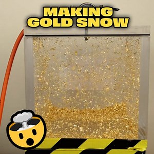 120K views · 663 reactions | This is how you make GOLD SNOW! ❄️ | The Action Lab | Facebook