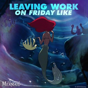 21K views · 99 reactions | It’s time for...what’s that word again? Oh, the weekend! | The Little Mermaid | Facebook