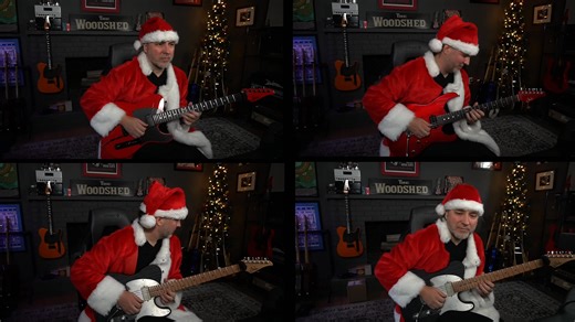 Joy To The World - arrangement from the legend, Steve Morse. I first heard this in high school and to this day his arrangement is one of my all time favorite Christmas guitar moments. I ended around 34 guitar tracks, there’s no transcription or vid of him playing this, so I did the best I could with just ear. Also his version has keys, and at moments I couldn’t tell what was a keyboard part and what was guitars. All of that said, special thanks to @james_jimmy.t_meslin for a modern mix and @andy