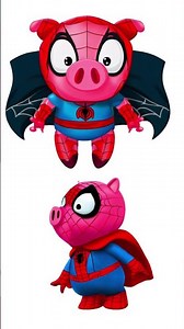 peppa pig spider man