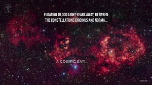 Spooky 'cosmic bat' spotted soaring through deep space for Halloween