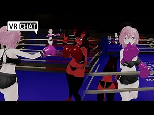 Brutal knock out VRchat BOXING