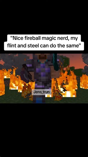 Wanna something cool magic boy #minecraft #memes
