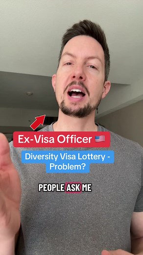 Is a Diversity Visa Lottery entry a problem for tourist or student visa application? #usavisa #visainterview