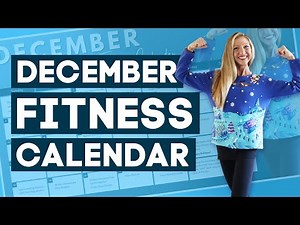 December Fitness Calendar | Workout Calendar Challenge (CHALLENGE YOURSELF!)