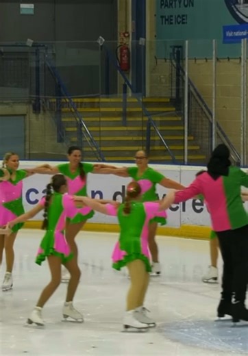 Team Spice Crystals Shine in Synchronized Skating