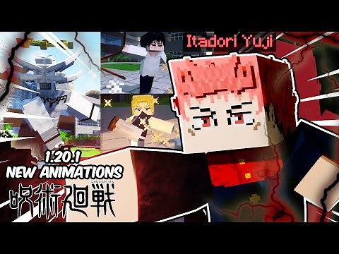 Brand NEW Jujutsu Kaisen Animation Update inside Minecraft 1.20.1!