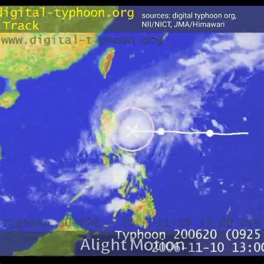 Typhoon Chebi (Queenie) | Satellite imagery + Best track #tropical #typhoon