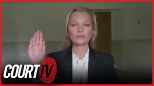 #BREAKING: Supermodel #KateMoss testifies to the past relationship she had with #JohnnyDepp. Moss said Depp never pushed her down the stairs, contradicting what #AmberHeard insinuated in her testimony. WATCH #CourtTV LIVE - #DeppvsHeard - court.tv/live | COURT TV