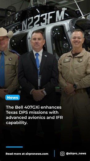 Texas DPS Expands Fleet with Advanced Bell 407GXi Helicopter