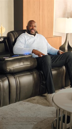 Seriously, is there anything this sofa can't do? Check out of the amazing features of Sound Tech by Shaq exclusively at Rooms To Go. | Rooms To Go
