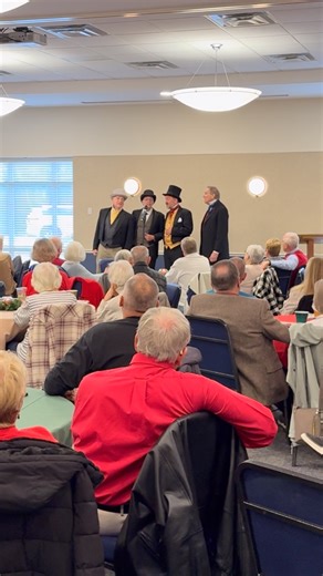 12 reactions | The snow caused a change in the day, but our senior adults had a wonderful time on Wednesday at their Christmas luncheon! They enjoyed a delicious lunch, sweet fellowship, special piano music, door prizes, and the incredible barbershop quartet “Sound Counsel” sharing music and stories. Special thanks to all that worked so hard to make it so special. ❤️ #otbcsenioradults #otbcchristmas #otbclife | Old Town Baptist Church | Facebook