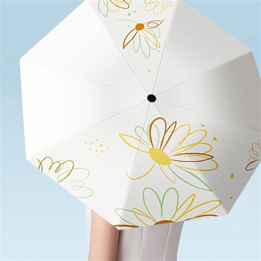 Discount Qaailabf Manually Rain And Sun Umbrella - UltravioletIight Protection Folding Female Parasol - Sun Umbrella - Walmart.ca