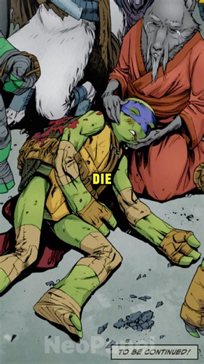 Donatello’s Death Was BRUTAL… #tmnt #shredder #teenagemutantninjaturtles