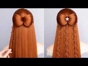 So CUTE! Easy And Unique Hairstyles For Long Hair Girls | Simple & Beautiful Hairstyles Tutorial