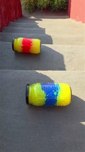 Colorfull glass Jars! Crushing Crunchy & Soft things #shorts #asmr #satisfying #asmrsounds