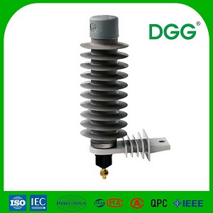 [Hot Item] 11kv-24kv Three-Phase Outdoor Metal Oxide Surge Silicon Rubber Lightning Lighting Arrestor Arrester Price