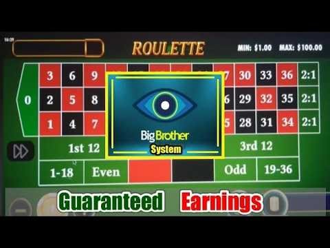 Guaranteed Earnings With The Big Brother System ♣️ ROULETTE GAMBLING STRATEGIES ♦️