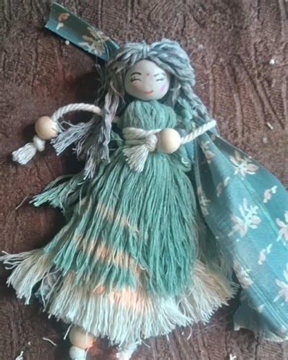 doll #macrame #howtomake #macrameknot #handmade #handmademacrame #shorts