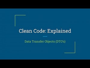Clean Code: Explained - Episode 15 - DTO's (Arabic)