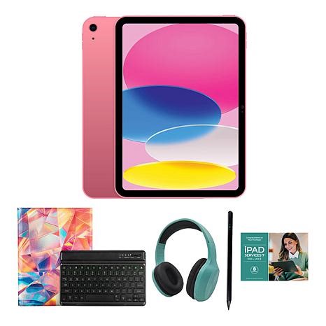 Apple iPad 10.9" 10th Gen 256GB with Keyboard and Headphones | HSN