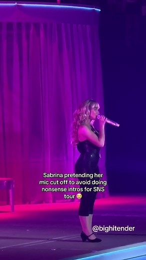 Sabrina Carpenter Nonsense Outro - Short N' Sweet Tour Behind The Scenes