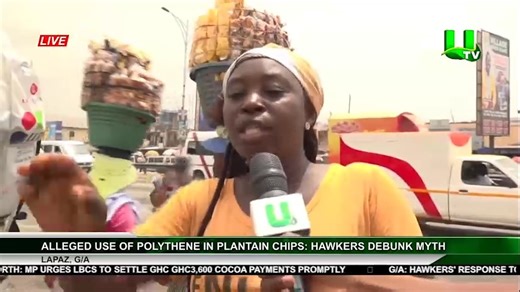 Alleged use of polythene in plantain chips: Hawkers debunk myth #UTVGhana | UTV Ghana