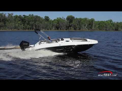 Stingray 212SC Deck Boat (2018-) Test Video - By BoatTEST.com