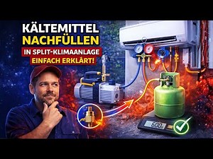 Split-Klima befüllen: Anleitung für leere Anlagen