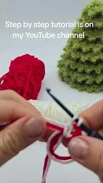 Crochet a Peppermint Candy in 60 Seconds! 🍬 #crochet #tutorialamigurumicompleto #christmas