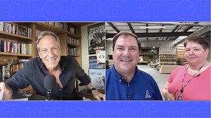 Mike and the crew learn a thing or two this week when they touch down in Virginia Beach, VA to meet Trish O'Brien and George Melynk Jr. With the shift to remote learning, Trish realized that there was a desperate need for children to have their own space at home to do school work that wasn't on the floor, a bed, or crammed at a kitchen table. So she jumped into action and teamed up with local mill owner, George Melynk Jr. to help fabricate and gift over 600 desks to the students in their communi