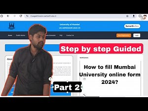 How to fill Mumbai University online form Part 2 | Step by step guide | Graduate or Under graduate