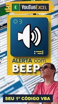 Program VBA without knowing anything / Alert with Beep (VBA BASIC 10)
