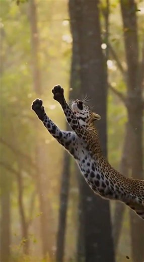 Leopard attack 147 intense chase caught on camera #vfx #cheetah #wildlife