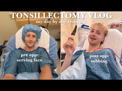 MY TONSILLECTOMY RECOVERY | day by day recovery vlog, tips for healing quickly, what to eat