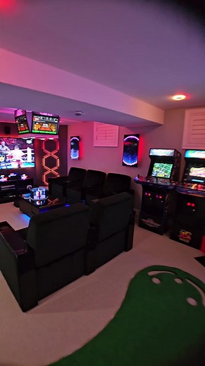 Doesn't have to be expensive to look cool! I like sharing some cool stuff that you can diy. Ya'll coming to hang or what? #mancave #ufc #setup #gameroom #boxing #gamer #toys #toysoftiktok