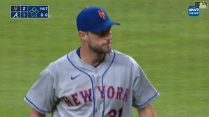 面對同區來勢洶洶的勇士，大都會在系列賽首戰派出Max Scherzer掛帥先發，「瘋狂麥斯」也不負所望，繳出7局僅被敲3安、失1分的優質先發，並送給「斧頭幫」9次三振，帶領「梅子軍」將兩隊勝差擴大至2.5場😤 | MLB Taiwan 美國職棒大聯盟