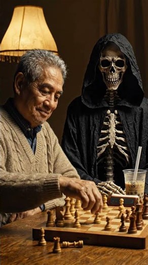 Aakhri Game? ♟️💀 |! 😂🧋The Ultimate Chess Match:Life vsDeathZindagi ki sabse badi baazi! 🕯️#shorts