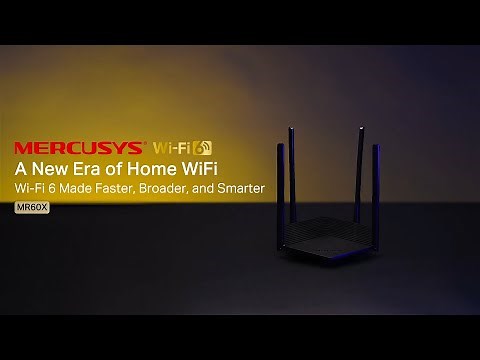 Get MERCUSYS AX1500 Wi-Fi 6 Router丨MR60X
