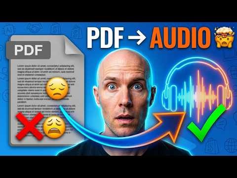 This AI Turns PDFs Into Audio in Seconds (Insane)