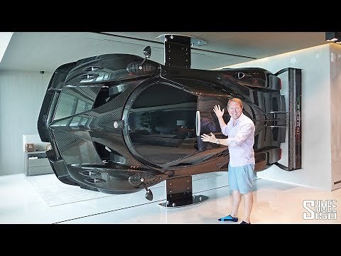 There's a Pagani Zonda R in the LIVING ROOM!