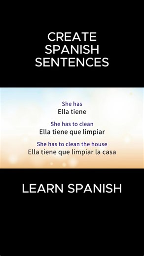 Easily create Spanish sentences #spanish #spanishbasics #spanishforbeginners #spanishforfree #mexicanspanish #spanishsentences #freespanishlessons #spanishlesson | LearnEase