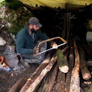 3.3M views · 58K reactions | Winter Camping in the Wild, Bushcraft Survival Shelter Camp in Heavy Rain #wargehbushcraft #campfire #rain #raincamping #bushcraft #camping #survival #nature #forest #adventure #campinglife #usa #dog #cooking #wildlifephotography | Wargeh Bushcraft | Facebook