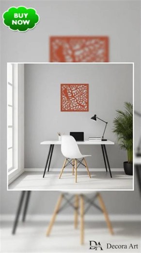 Panel Decorativo de Pared Árbol y Hojas – Diseño Orgánico Cortado con Láser