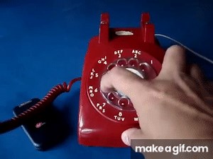 Using A Vintage Rotary Dial Telephone (Western Electric Model 500 Phone) on Make a GIF