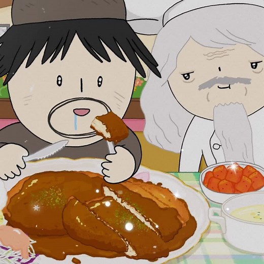 Legendary Pork cutlet Mukbang Animation #food #anime #cartoon #schoollunch #viralvideo #eatingshow #canteen #blowthisup #animasi #animation #makemeviral #cartoon #mukbang