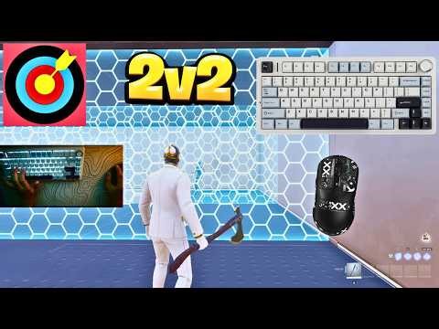 Fortnite 2v2 Piece Control😍 AULA F75 ASMR💤