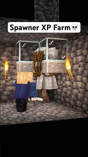 Spawner XP Farm in Minecraft💀