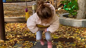 Girl, Kid, Playing. Free Stock Video