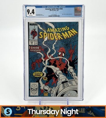 AMAZING SPIDER-MAN #302 MARVEL CGC 9.4 WHITE PAGES SANDMAN APPEARANCE | eBay